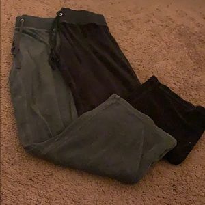 New York & Company Velour Pants Bundle
